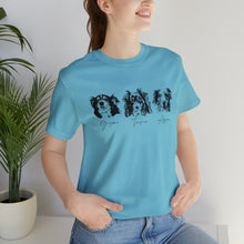 Load image into Gallery viewer, 3 Pet Centered - Unisex Jersey Short Sleeve Tee