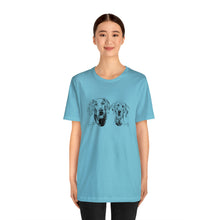Load image into Gallery viewer, 2 Pet Centered - Unisex Jersey Short Sleeve Tee