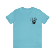 Load image into Gallery viewer, Custom Pet Pocket - Unisex Jersey Short Sleeve Tee