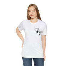 Load image into Gallery viewer, Custom 2 Pet Pocket - Unisex Jersey Short Sleeve Tee