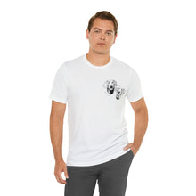 Load image into Gallery viewer, Custom 2 Pet Pocket - Unisex Jersey Short Sleeve Tee