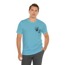 Load image into Gallery viewer, Custom 2 Pet Pocket - Unisex Jersey Short Sleeve Tee