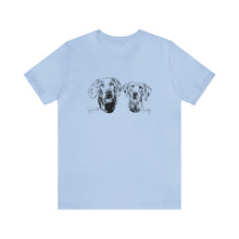 Load image into Gallery viewer, 2 Pet Centered - Unisex Jersey Short Sleeve Tee