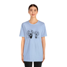 Load image into Gallery viewer, 2 Pet Centered - Unisex Jersey Short Sleeve Tee
