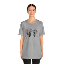 Load image into Gallery viewer, 2 Pet Centered - Unisex Jersey Short Sleeve Tee
