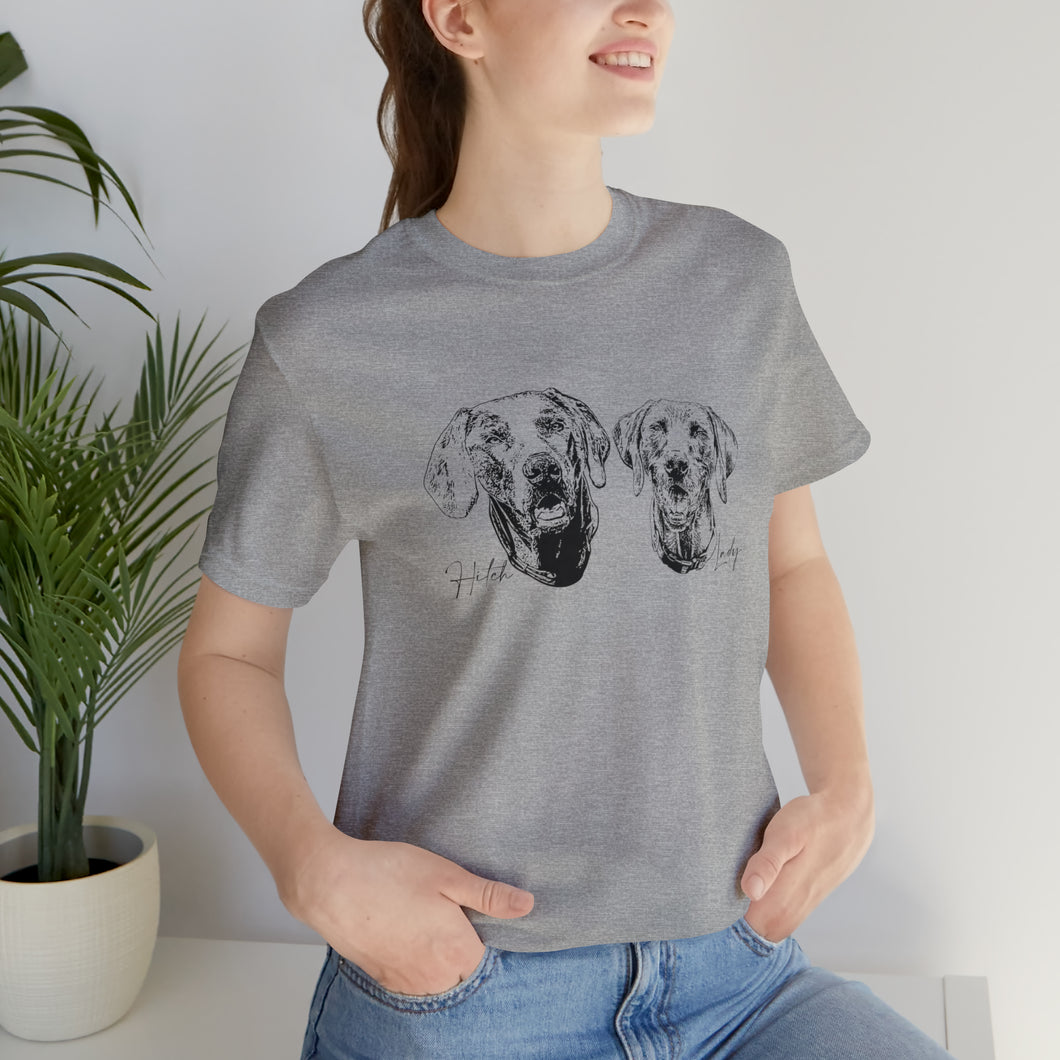 2 Pet Centered - Unisex Jersey Short Sleeve Tee