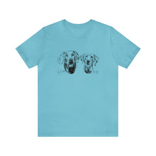 Load image into Gallery viewer, 2 Pet Centered - Unisex Jersey Short Sleeve Tee
